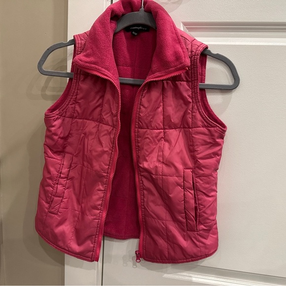 Atmosphere pink puff vest| size XS - Picture 1 of 4
